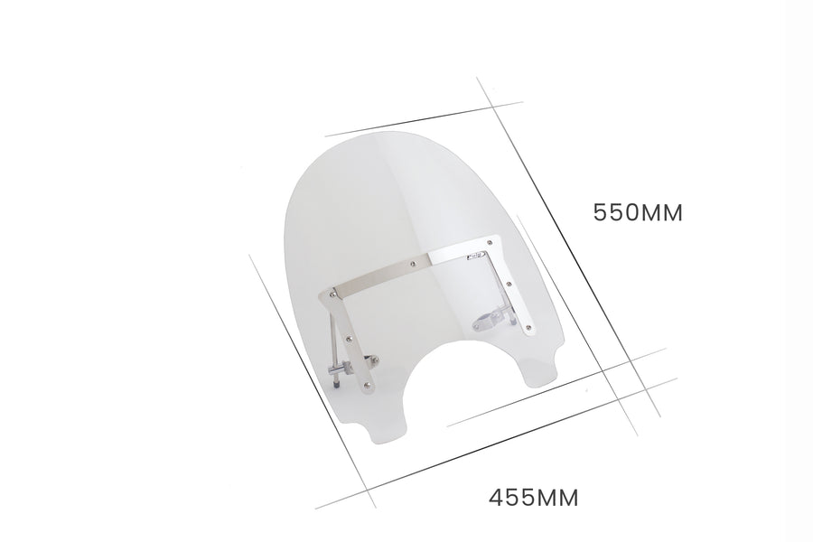 KAWASAKI W 800 [2025] – Highway Fairing Frontrute – Gjennomsiktig