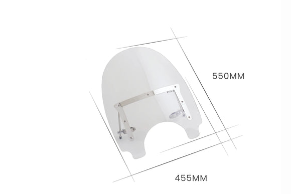 KAWASAKI W 800 [2025] – Highway Fairing Windshield – Transparent