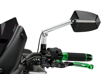 HARLEY-DAVIDSON SPORTSTER S RH 1250 S [2025] - Espejo retrovisor GTI izquierdo | Aluminio anodizado / negro | PUIG 016DN
