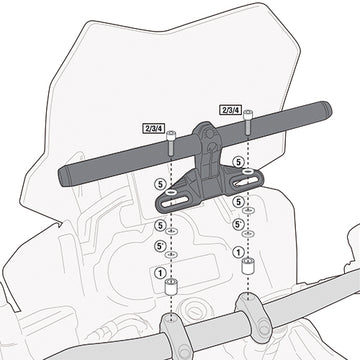 KTM Adventure 950 / 990 [GIVI] - Montagekit für Smart Bar oder Smart Mount
