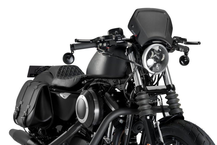 HARLEY DAVIDSON SPORTSTER 883 IRON XL 883 N [2012] – ALU FRONTPLADE – SVART