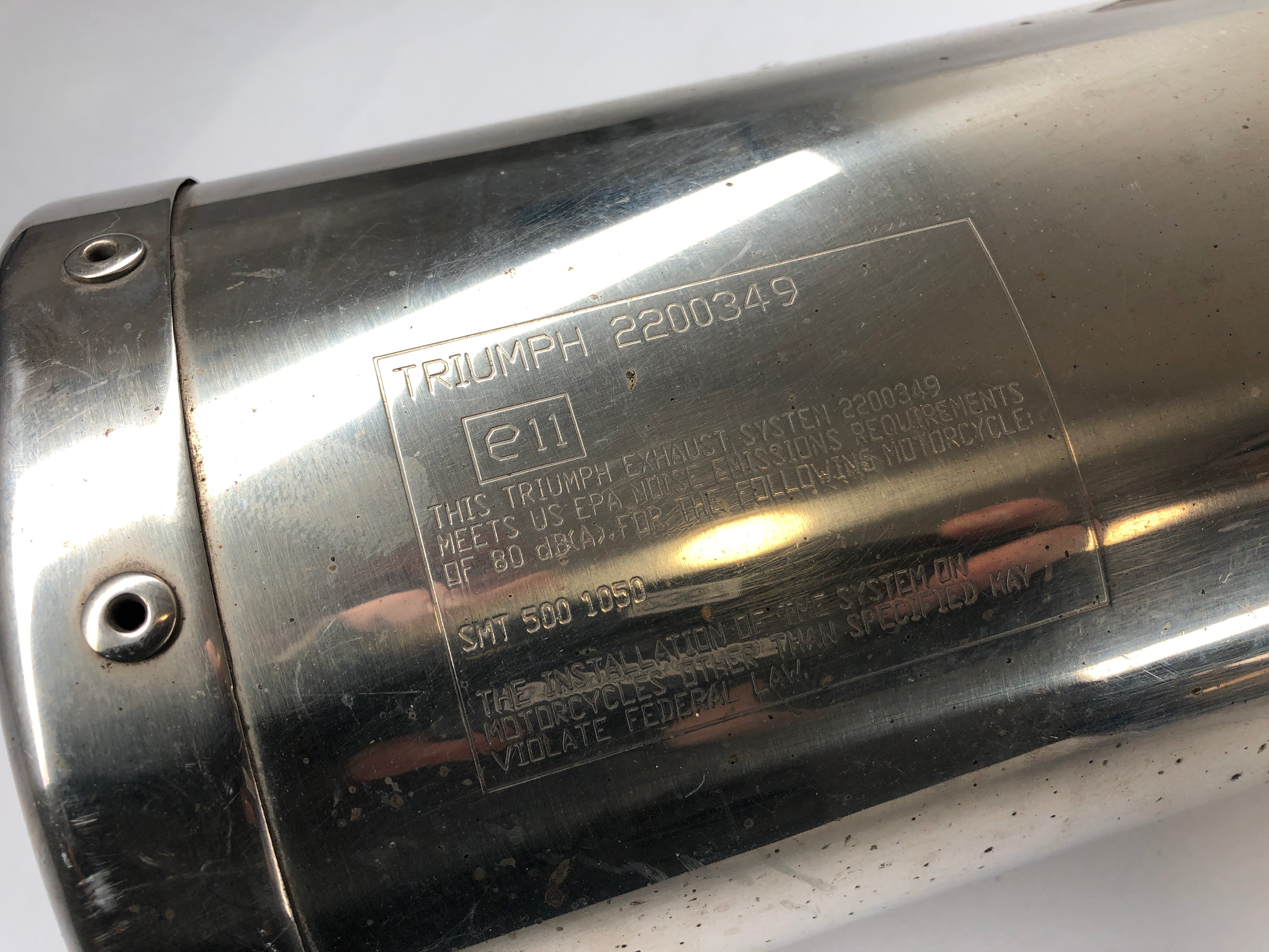 Triumph Speed ​​Triple 1050 515NJ [2005] - Exhaust silencer original set