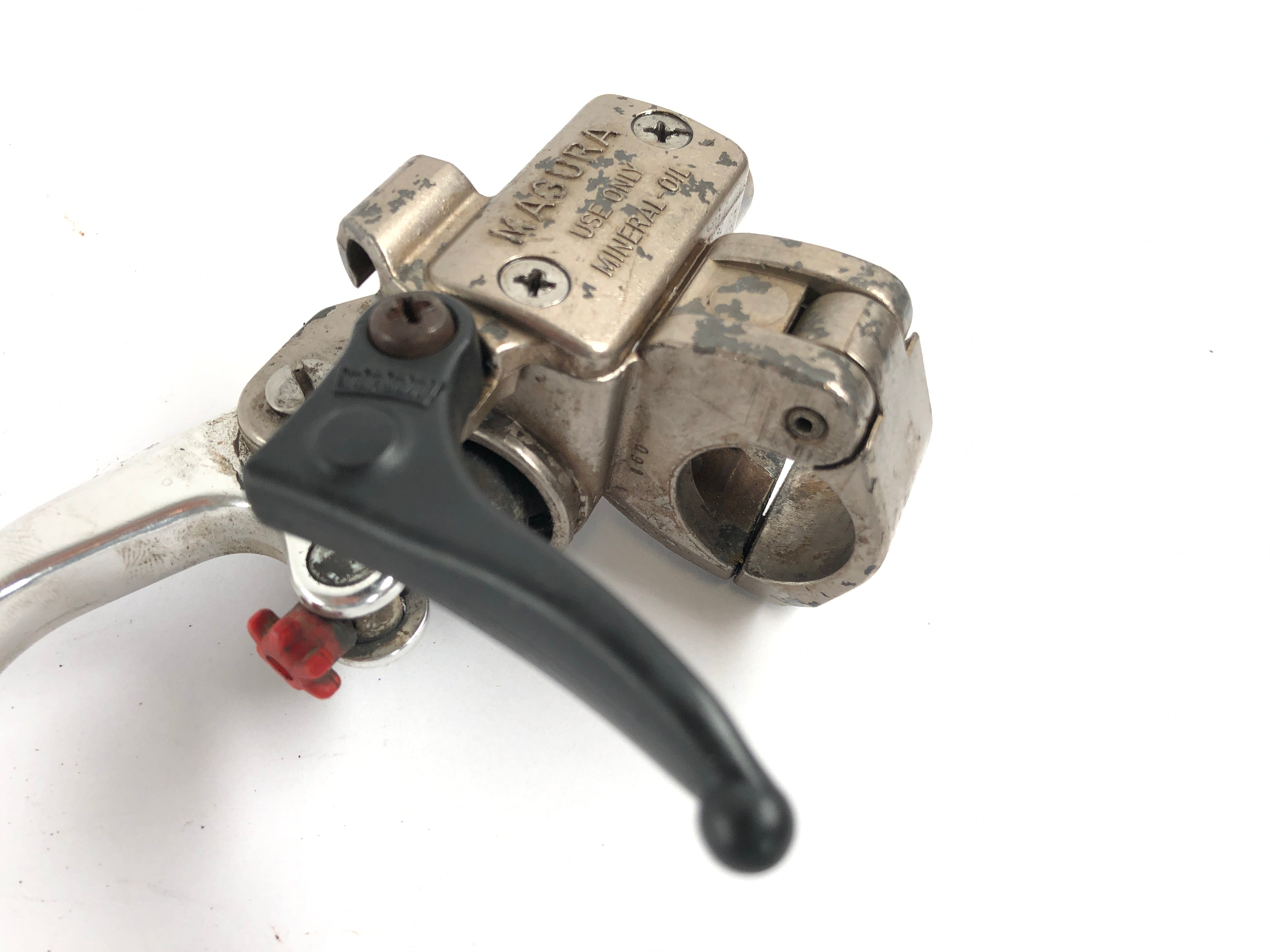 Husaberg FE 501 [2002] - Handlebar fitting left clutch pump with brake lever and decompression lever