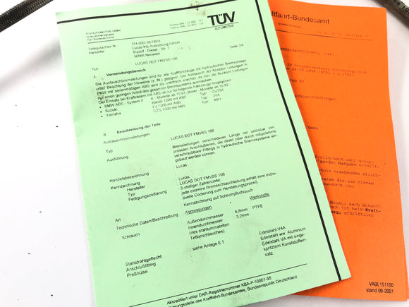 Honda CB 900 F2 SC09 [1985]  - 専門家の意見で前面のブレーキラインstahlflex