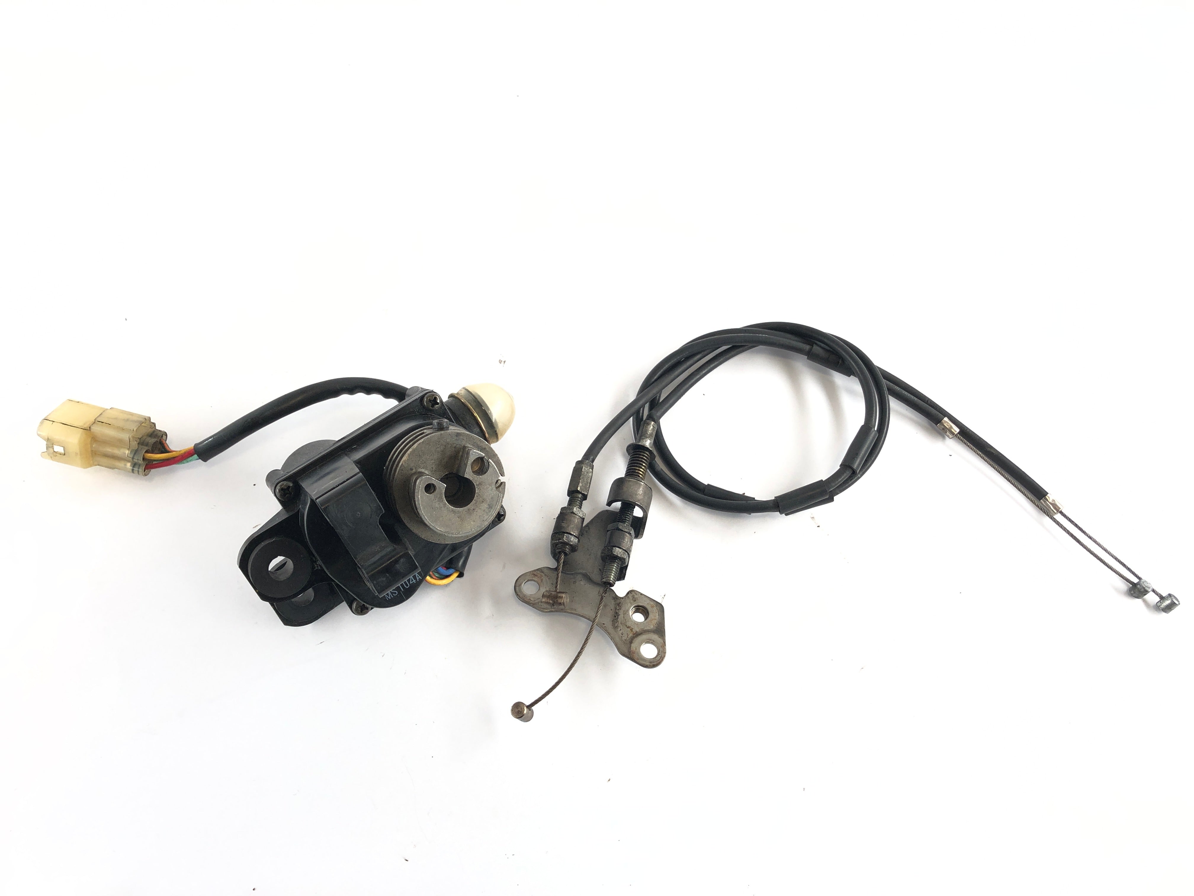 Honda CBR 900 SC50 - Exhaust flap actuator with Bowden cables