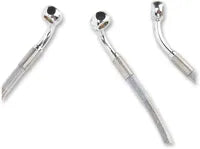 Harley Davidson Flhr [DRAG SPECIALTIES] – Edelstahl-Bremsleitungs-Kit, verlängert