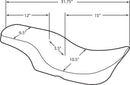 harley davidson flhri [DRAG SPECIALTIES] – Spoon-Style 2-Up Sitzbank-4