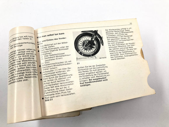 BMW R 100 S - Bordbuch Handbuch Betriebsanleitung