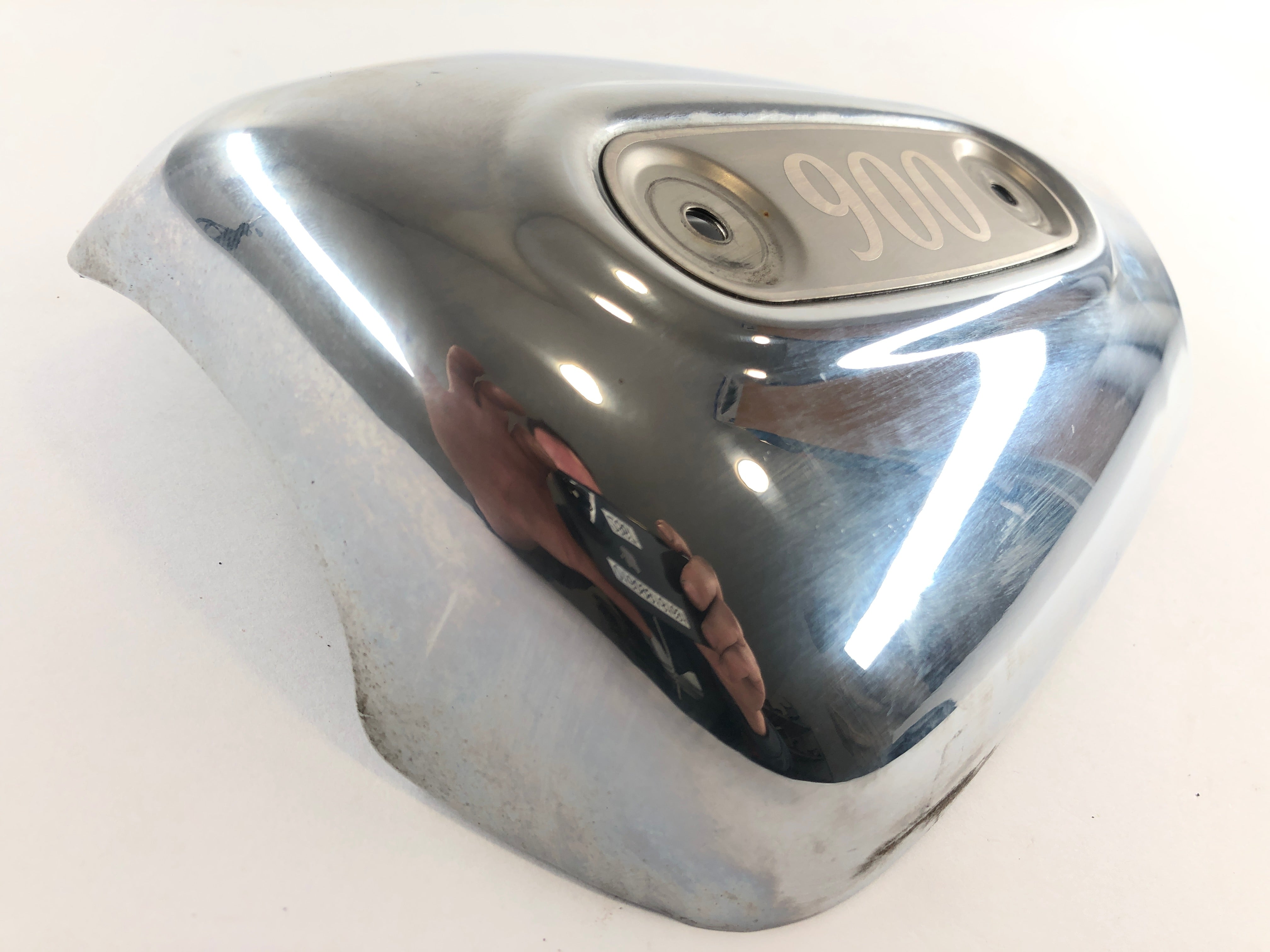 Triumph Thunderbird 900 RT T309 [1997] - Air Filter Cover Chrome Aperture слева