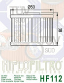 Honda XL 600 RM [Hiflofiltro] - filtr oleju-2