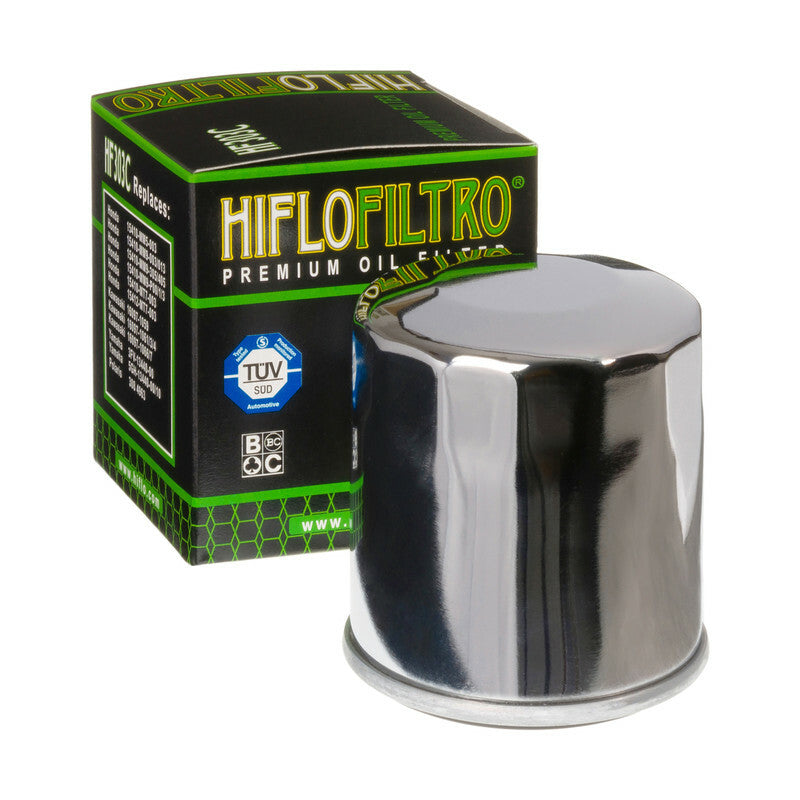 Honda Africa Twin XRV 650 [HifloFiltro] - Oil Filter Chrome