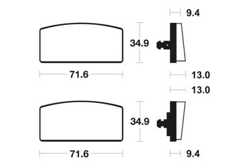 BMW R 100 S [TECNIUM] - Organic brake pads - 0