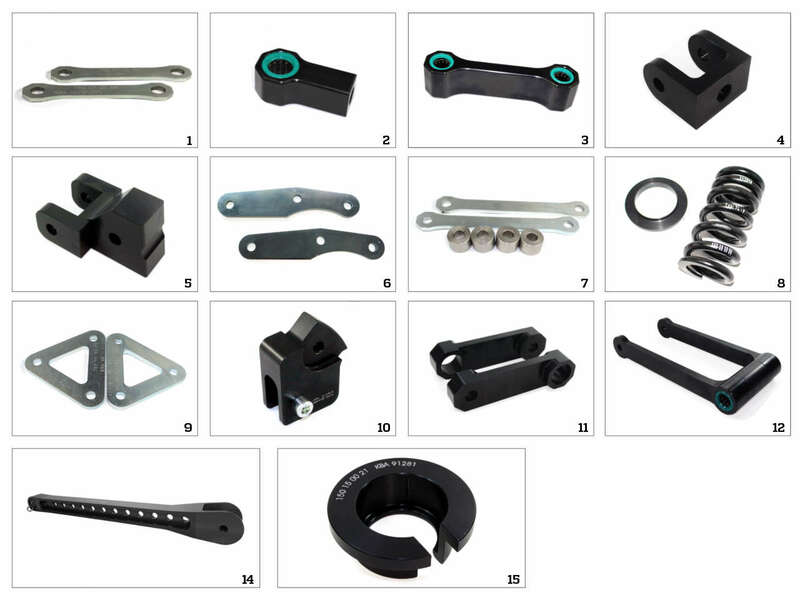 Suzuki GT 550 [TECNIUM] - Höherlegungskit