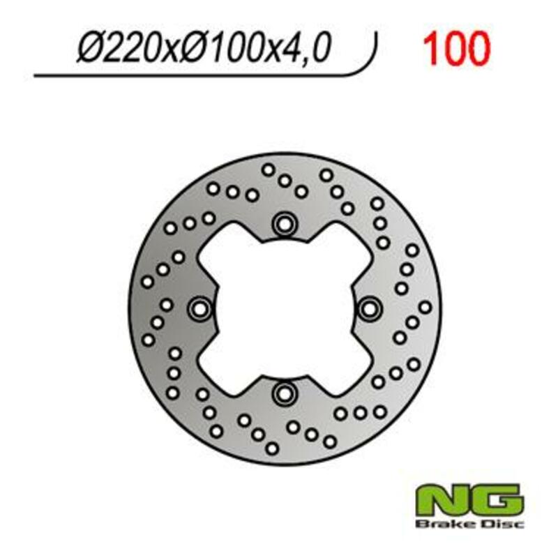 Kawasaki Er 6 F [NG BRAKE DISC] - Bremsscheibe rund starr