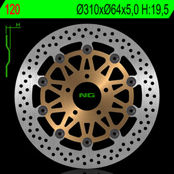 Suzuki Gsf 400 Bandit [NG BRAKE DISC] - rund flytande bromsskiva