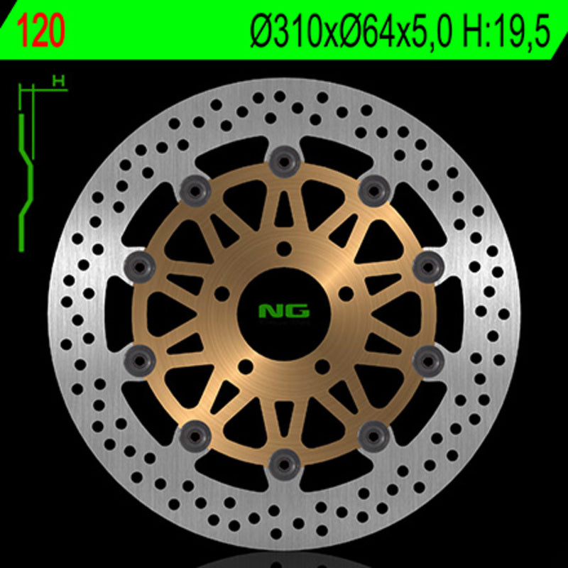 Suzuki Gsf 1200 S Bandit [NG BRAKE DISC] - Bremsscheibe schwimmend rund