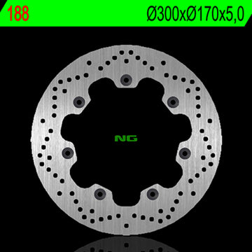 Kawasaki Gpz 1100 [NG BRAKE DISC] - round rigid brake disc