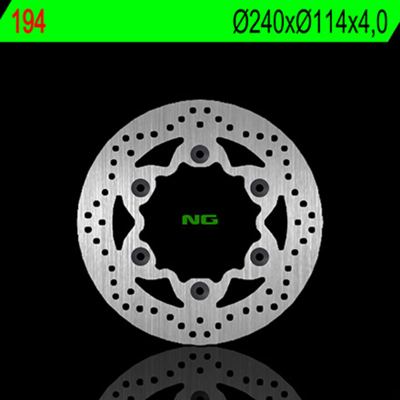 Honda Vt 125 [NG BRAKE DISC] - okrągła sztywna tarcza hamulcowa