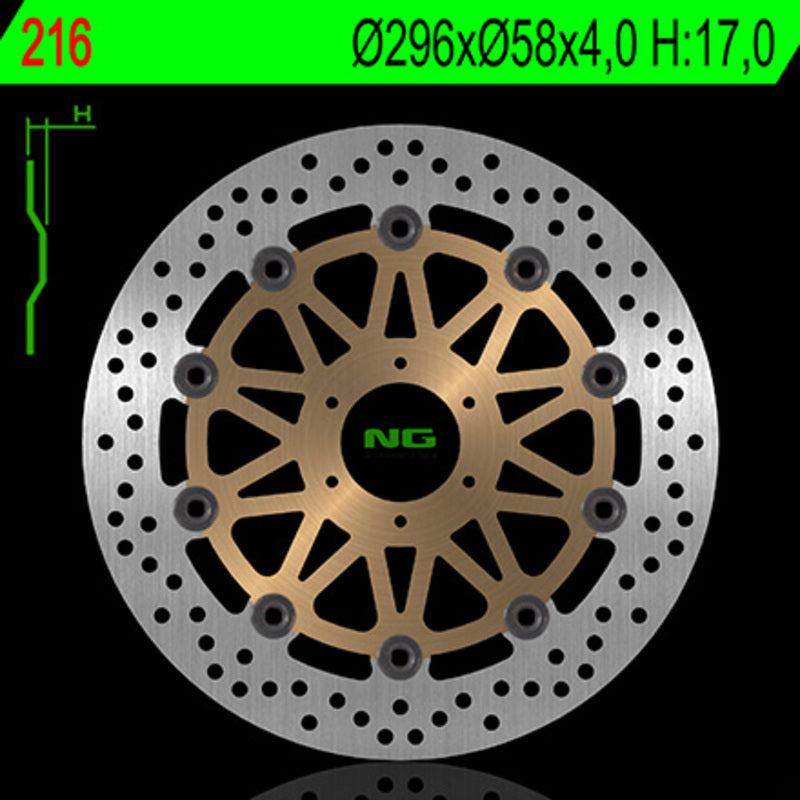 Honda Cbr 900 [NG BRAKE DISC] - Bremsscheibe schwimmend rund