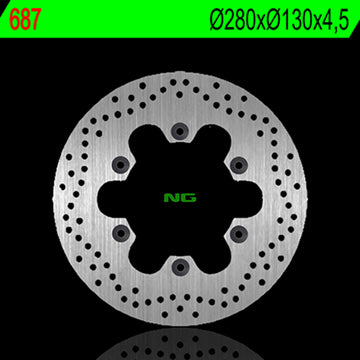 Kawasaki Er 5 [NG BRAKE DISC] - Bremsscheibe rund starr