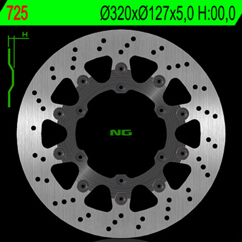 Ktm Smc 690 [NG BRAKE DISC] - disco de freio redondo flutuante