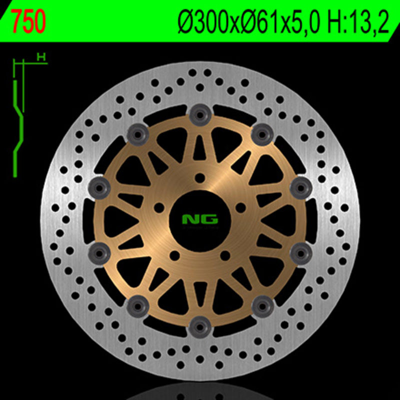 Kawasaki Zr 7 750 [NG BRAKE DISC] - Bremsscheibe schwimmend rund
