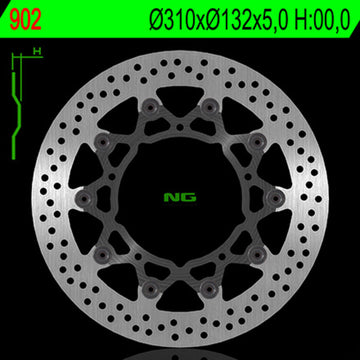 Yamaha Xt 1200 [NG BRAKE DISC] - Bremsscheibe schwimmend rund