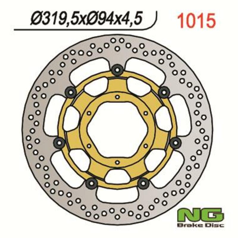 Honda Vtr 1000 [NG BRAKE DISC] - rund flydende bremseskive