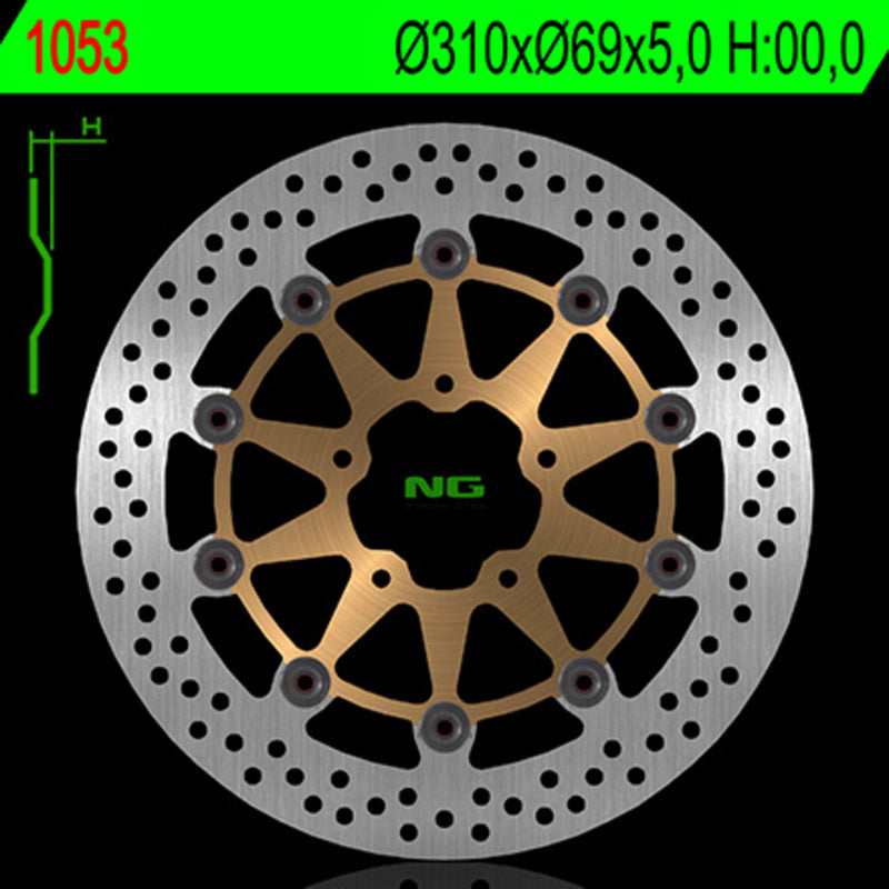 Suzuki Dl 1000 V Strom [NG BRAKE DISC] - disque de frein rond flottant