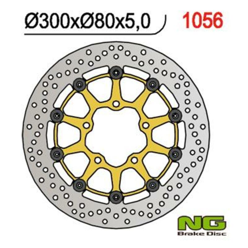 Kawasaki Ninja 1000 [NG BRAKE DISC] - disco de freio redondo flutuante