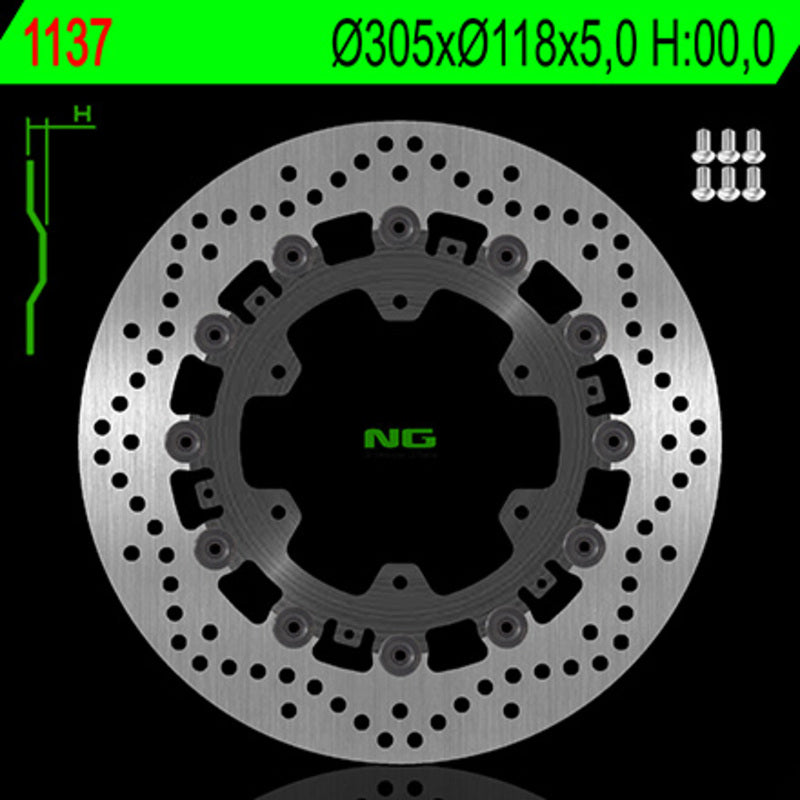 Bmw K1 1000 [NG BRAKE DISC] - Bremsscheibe schwimmend rund