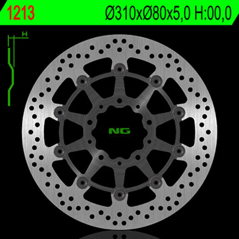 Kawasaki Versys 1000 [NG BRAKE DISC] - Bremsscheibe schwimmend rund