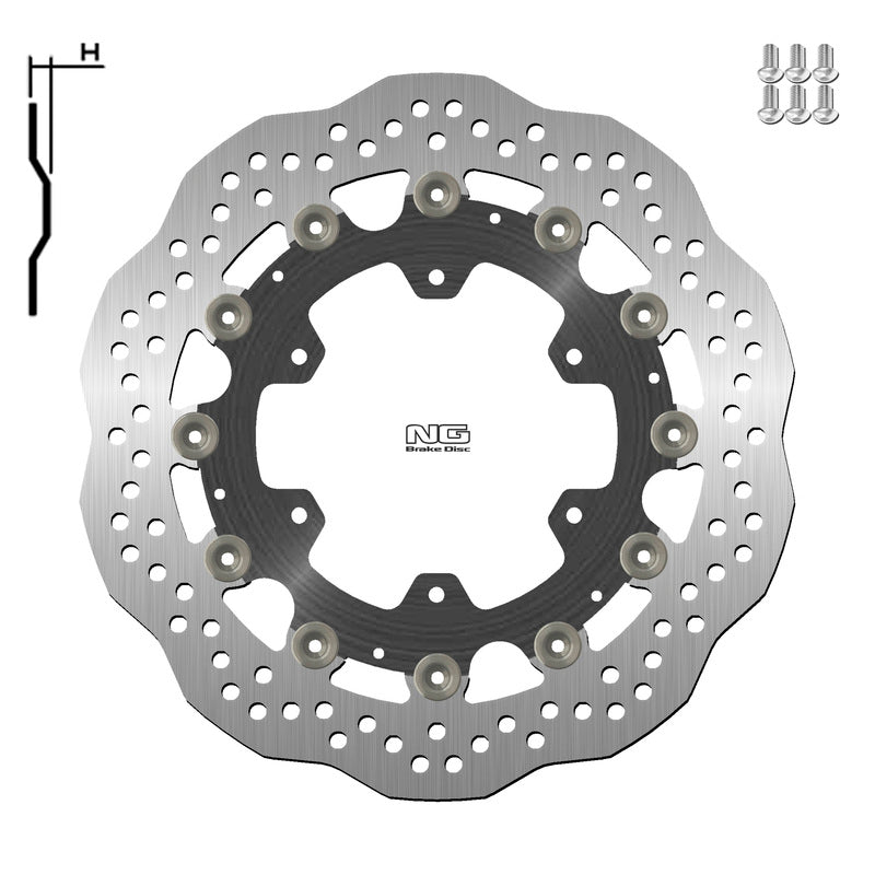 Bmw R 850 R 259 [NG BRAKE DISC] - Bremsscheibe Wave schwimmend