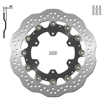 Bmw K1 1000 [NG BRAKE DISC] - Bremsscheibe Wave schwimmend