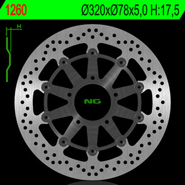 Triumph Tiger 1050 [NG BRAKE DISC] - Bremsscheibe schwimmend rund