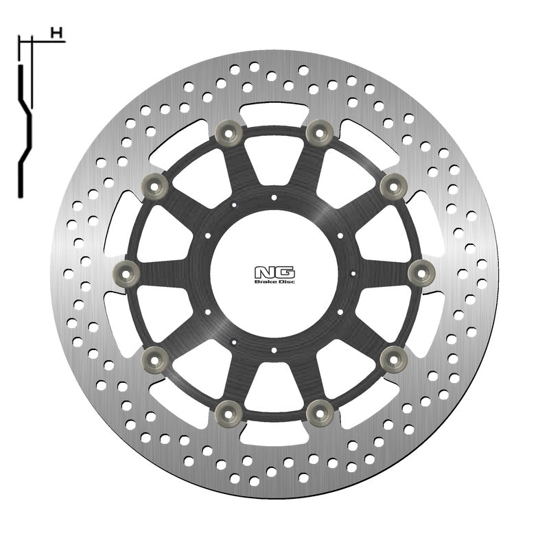 Honda Xl 1000 V Varadero Abs [NG BRAKE DISC] - okrugli plutajući kočioni disk