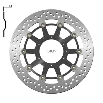 Honda XL 1000 [NG BRAKE DISC] - round floating brake disc