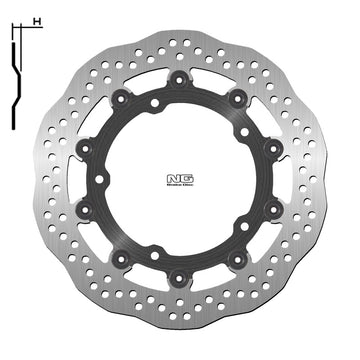 Kawasaki Z 650 [NG BRAKE DISC] - Wave flydende bremseskive