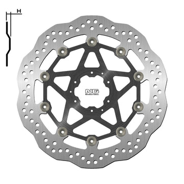 Honda Crf 1100 [NG BRAKE DISC] - Wave flytende bremseskive
