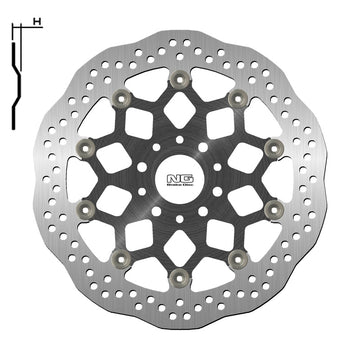 Ktm 790 Duke [NG BRAKE DISC] - Bremsscheibe Wave schwimmend