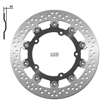 Yamaha Niken 900 Niken Gt 900 [NG BRAKE DISC] - Bremsscheibe schwimmend rund