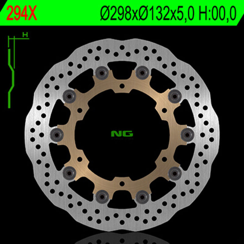 Yamaha Xvs 950 [NG BRAKE DISC] - Vlnový plovoucí brzdový kotouč