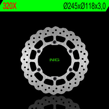 Yamaha Yz 426 [NG BRAKE DISC] - Disco de freno rígido Wave