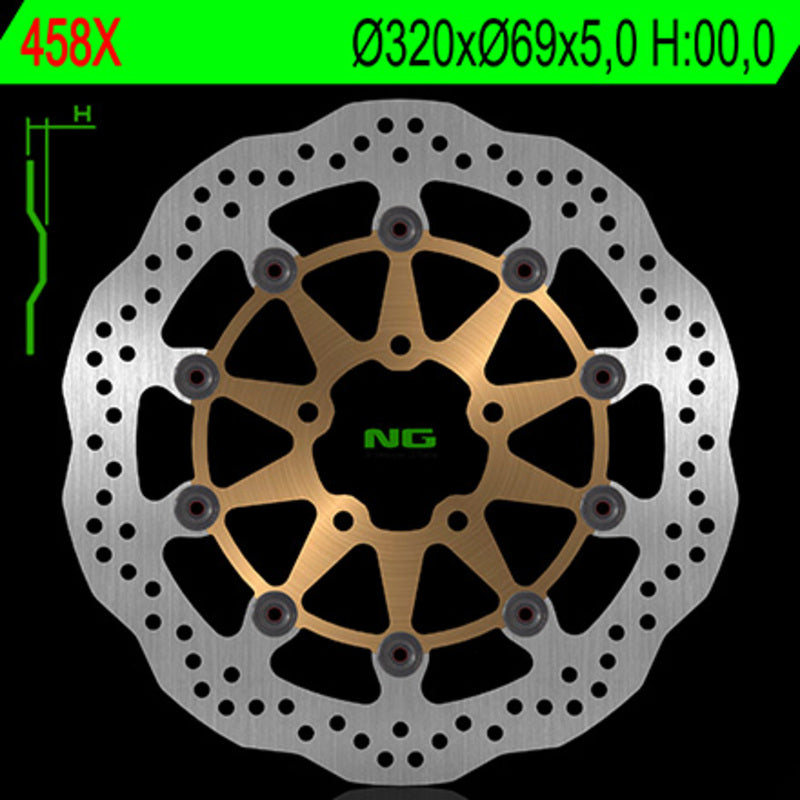 Suzuki Gsx 1300 R Hayabusa [NG BRAKE DISC] - Bremsscheibe Wave schwimmend