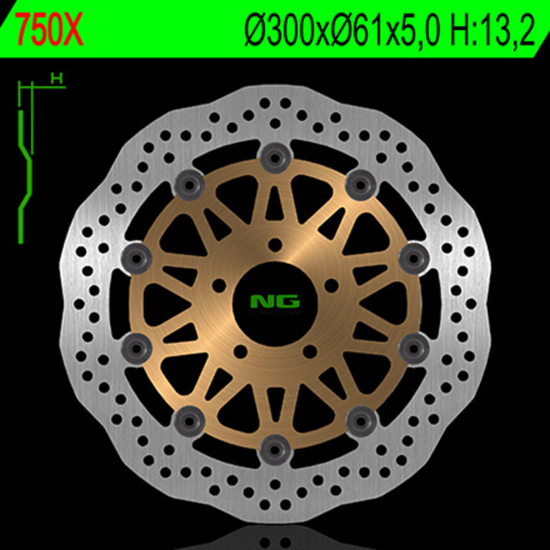 Kawasaki Zr [NG BRAKE DISC] - Wave flytande bromsskiva
