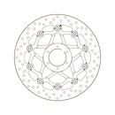 Honda Crf 1000 Africa Twin [BREMBO] - Disco de freio redondo flutuante Série Oro-2