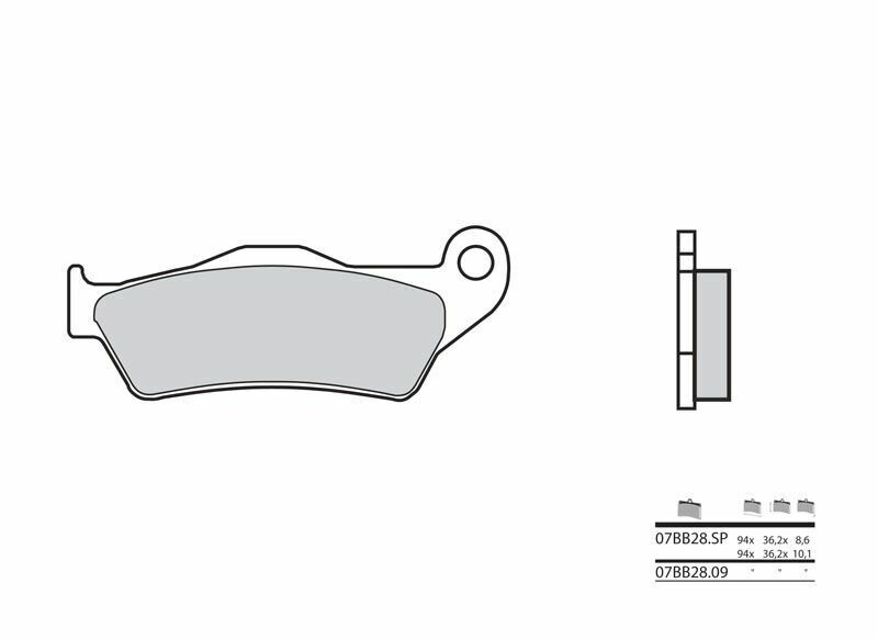 BMW K 1200 R [BREMBO] - Bremsbeläge