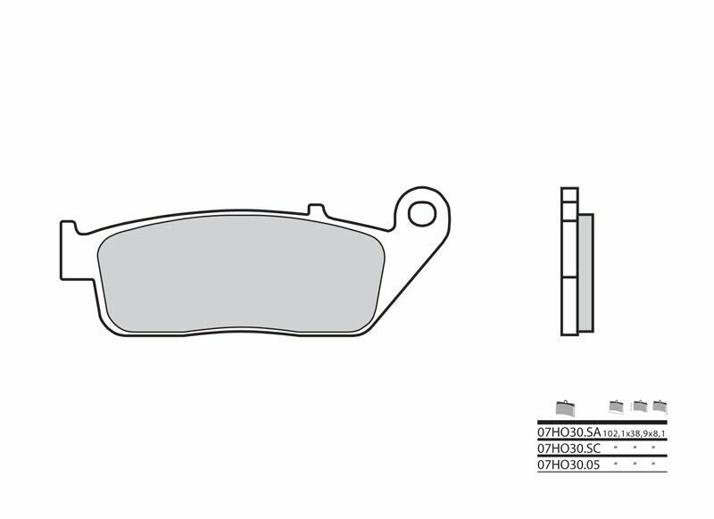Triumph Tiger 885i [BREMBO] - Bremsbeläge