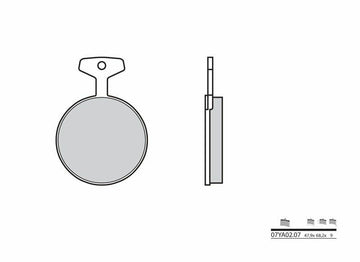 Yamaha RD 250 [Brembo]  - 制动垫