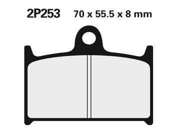 Triumph Sprint Rs [NISSIN] - Street /Off-Road Sintermetall Bremsbeläge - 2P-253ST
